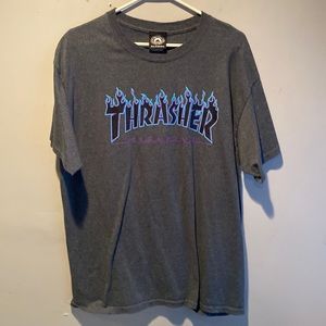 Mens size large Vans t shirt gray color